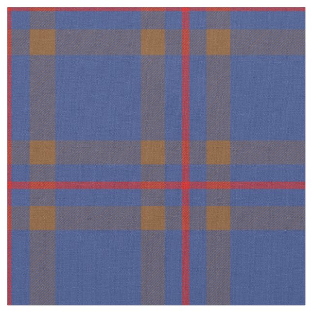 Elliot Tartan Print Fabric (Close Up)