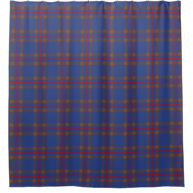 Elliot Tartan Shower Curtain (Front)