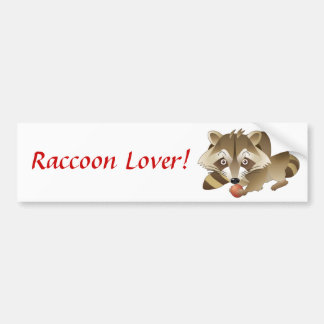 Elliot the Raccoon Bumper Sticker