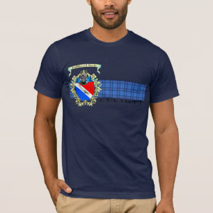 Elliott Crest & Tartan Men's Basic T-Shirt