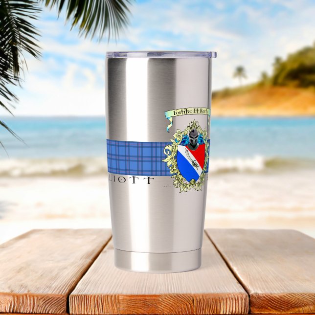 Elliott Crest Water Bottle Style: Thermal Tumbler (Beach)