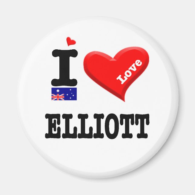 ELLIOTT - I Love Magnet (Front)