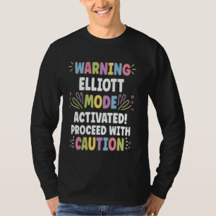 ELLIOTT Personalized Name Funny Cute Custom ELLIOT T-Shirt