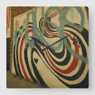 elliott smith memorial wall square wall clock