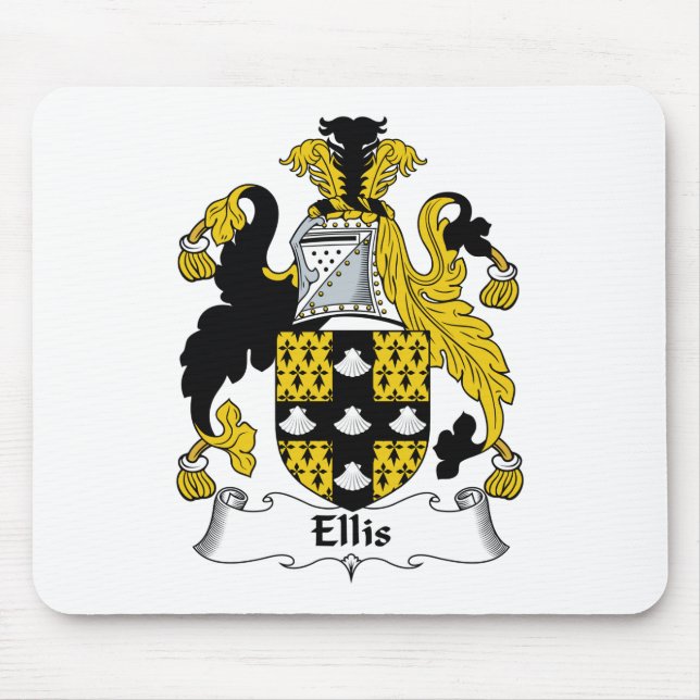 Ellis Family Crest Mouse Pad (Front)