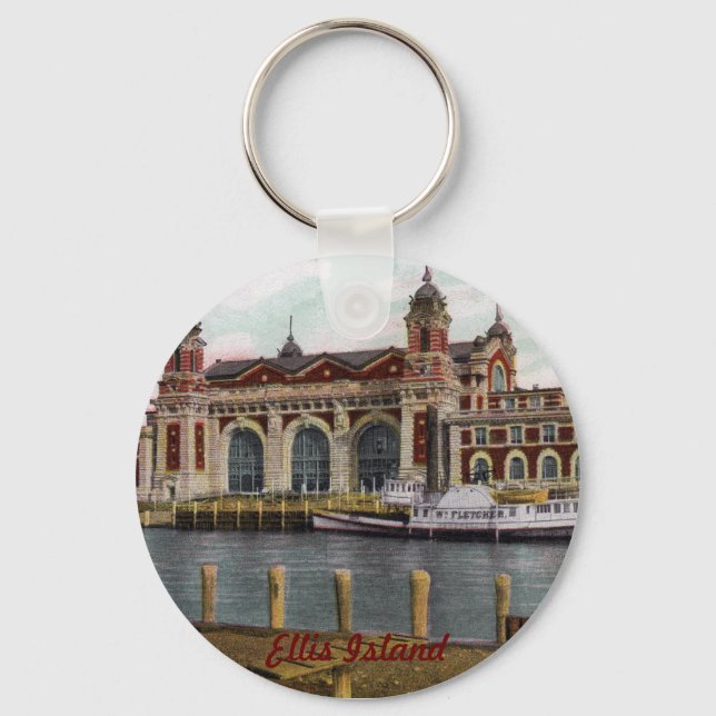 Ellis Island Keychain (Front)