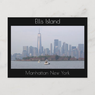 Ellis Island Manhattan New York Postcard 