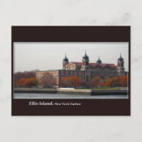 Ellis Island Postcard