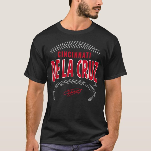Elly De La Cruz Cincinnati Name & Number (Front &  T-Shirt (Front)