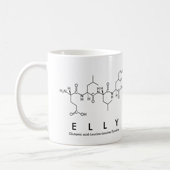 Elly peptide name mug (Left)