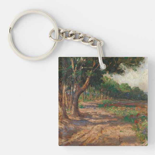 Elm-lined Promenade in Euxinograd Keychain (Front)