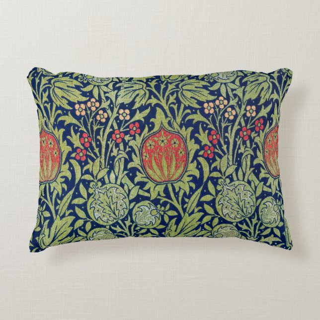 Elmcote, 1900 by William Morris Accent Pillow (Front)