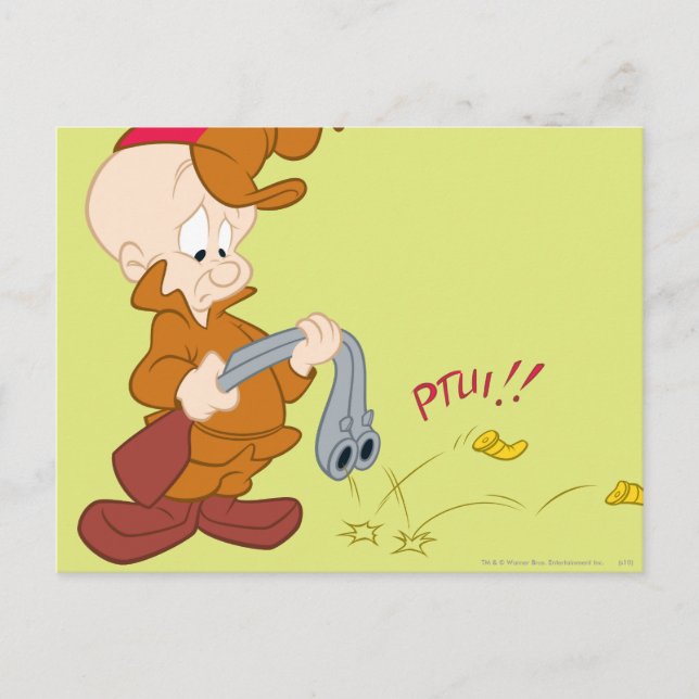 ELMER FUDD™'s Gun Failure Postcard (Front)