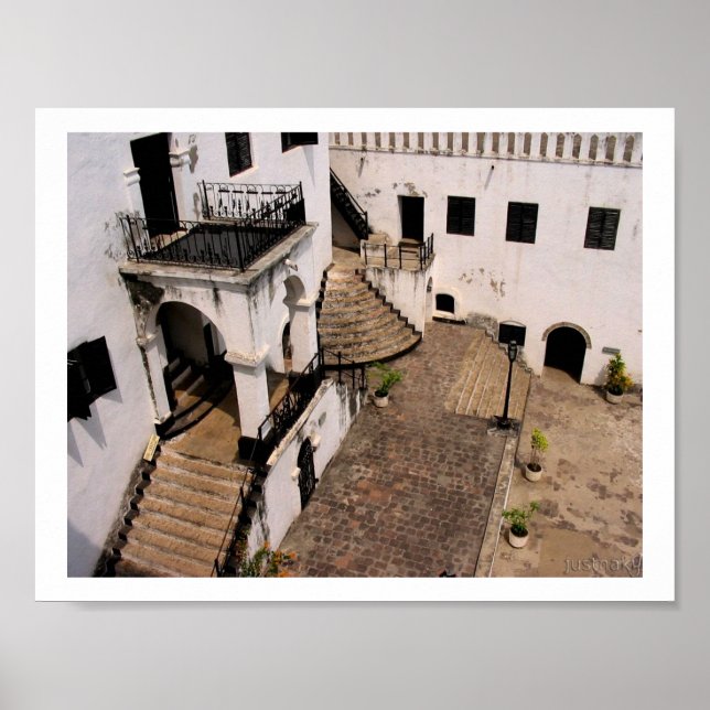 elmina castle courtyard poster (Front)