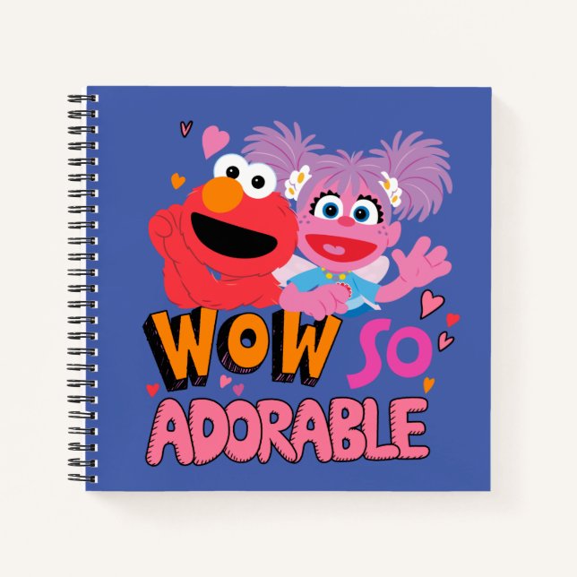 Elmo & Abby | Wow So Adorable Notebook (Front)