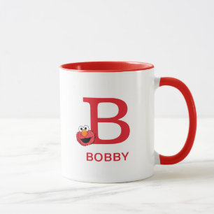 Elmo Add Your Name & Monogram B Mug