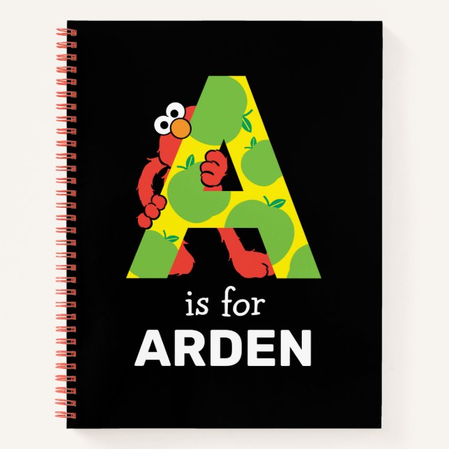 Elmo Alphabet | A Apple Notebook (Front)