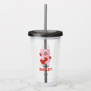 Elmo Alphabet   B Bubbles Acrylic Tumbler