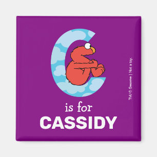 Elmo Alphabet   C Clouds Magnet