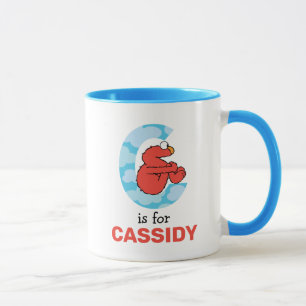 Elmo Alphabet   C Clouds Mug