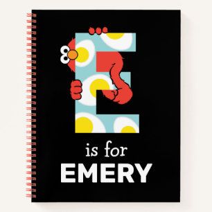 Elmo Alphabet   E Eggs Notebook