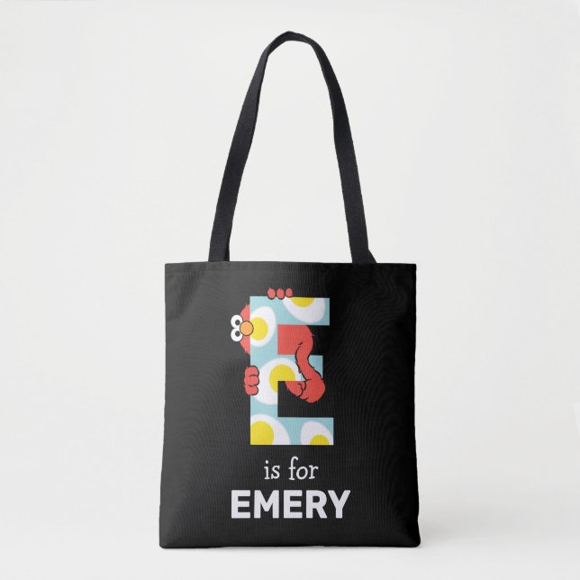 Elmo Alphabet | E Eggs Tote Bag (Front)