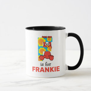 Elmo Alphabet   F Flowers Mug