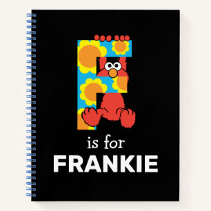 Elmo Alphabet   F Flowers Notebook