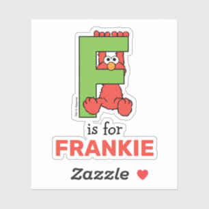 Elmo Alphabet   F Green