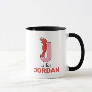 Elmo Alphabet   J Pink Mug