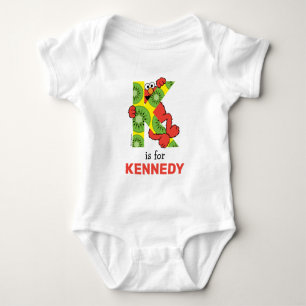 Elmo Alphabet   K Kiwi Baby Bodysuit