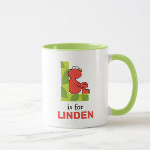 Elmo Alphabet   L Leaf Mug
