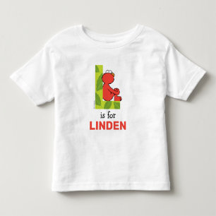 Elmo Alphabet L Leaf Toddler T-shirt