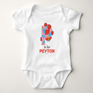 Elmo Alphabet   P Pencil Baby Bodysuit