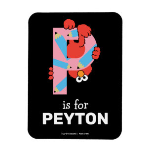 Elmo Alphabet P Pencil Magnet