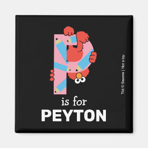 Elmo Alphabet   P Pencil Magnet