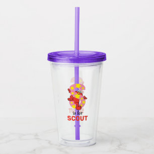 Elmo Alphabet   S Star Acrylic Tumbler