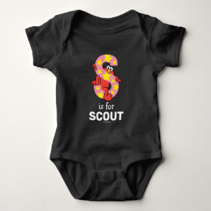 Elmo Alphabet   S Star Baby Bodysuit
