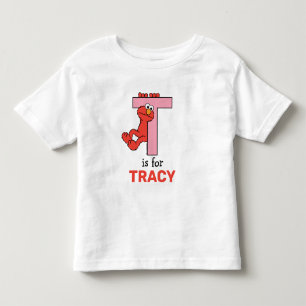 Elmo Alphabet   T Pink Toddler T-shirt