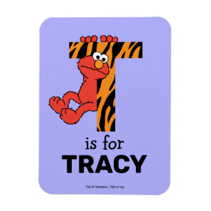 Elmo Alphabet T Tiger Magnet