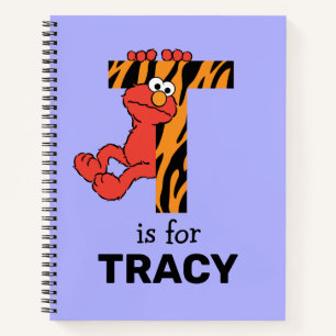 Elmo Alphabet   T Tiger Notebook