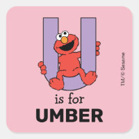Elmo Alphabet | U Purple