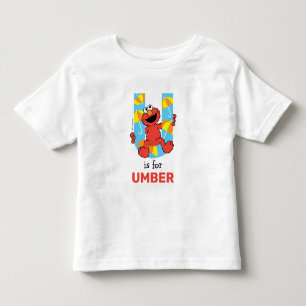 Elmo Alphabet U Umbrella Toddler T-shirt