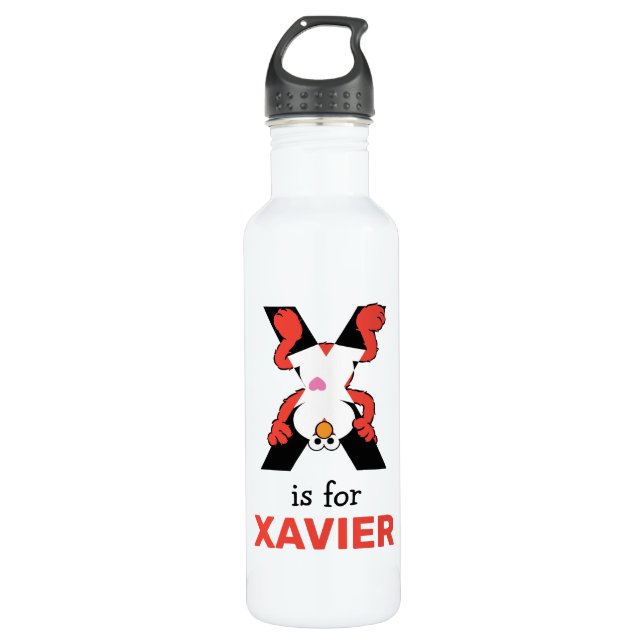 Elmo Alphabet | X Xray 710 Ml Water Bottle (Front)