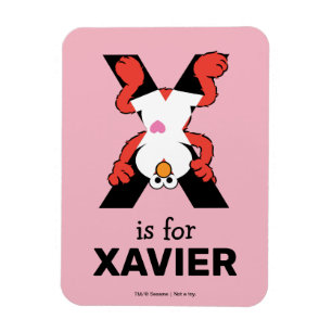 Elmo Alphabet   X Xray Magnet