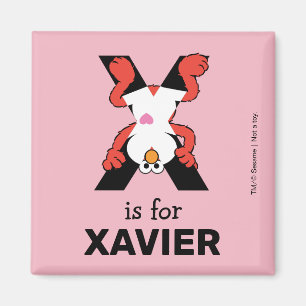 Elmo Alphabet   X Xray Magnet