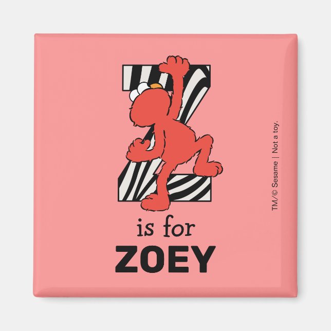 Elmo Alphabet | Z Zebra Magnet (Front)