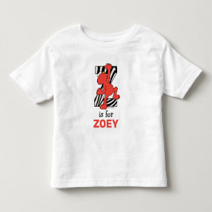 Elmo Alphabet Z Zebra Toddler T-shirt