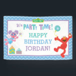 Elmo and Abby Birthday Banner<br><div class="desc">Make your birthday celebration magical with this vibrant Sesame Street-themed banner featuring Elmo and Abby Cadabby. Surrounded by colourful accents and cheerful details,  this playful design is perfect for creating a fun and festive atmosphere. Customizable with your event details,  this banner is ideal for any Sesame Street-themed birthday party.</div>