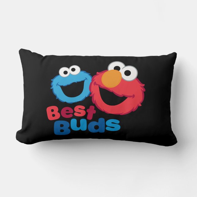 Elmo and Cookie Besties Lumbar Pillow (Front)